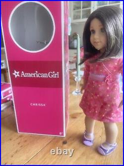 American Girl Doll Chrissa Doll + Book And Accessories (2009 Girl of the Year)