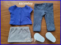American Girl Doll Clothes 18 Inches Z Yang Meet Outfit Complete