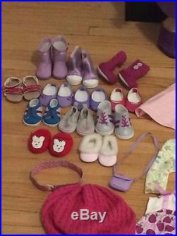 American Girl Doll Collection Lot 4 Dolls Clothes Shoes