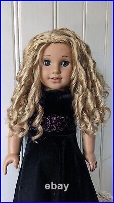 American Girl Doll Create Your Own OOAK Medium Skin Blue Eyes Curly Blonde Hair