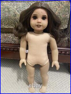 American Girl Doll Custom OOAK Jess Mold Brown eyes with freckles