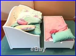 American Girl Doll Dreamy Daybed With Dreamy Bedding & Storage Tower- Retired