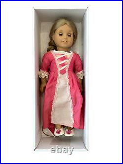 American Girl Doll Elizabeth 18 With Meet Gown And Original Box