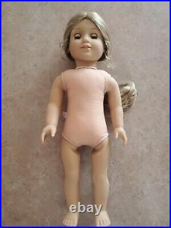 American Girl Doll Elizabeth Cole Original Meet Dress Earrings Necklace Pin Curl