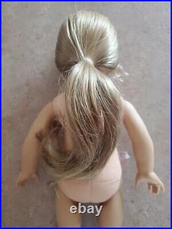 American Girl Doll Elizabeth Cole Original Meet Dress Earrings Necklace Pin Curl