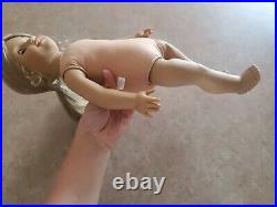 American Girl Doll Elizabeth Cole Original Meet Dress Earrings Necklace Pin Curl