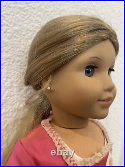 American Girl Doll Elizabeth Retired With Earrings Dress And Underdress