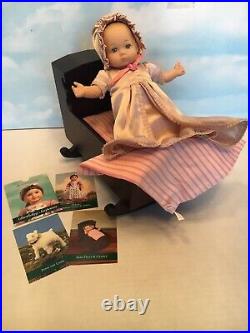 American Girl Doll Felicity BABY SISTER POLLY & CRADLE SET 7 Pcs-Excellent