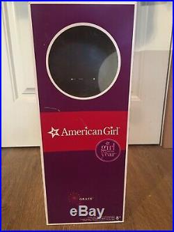 American Girl Doll GRACE THOMAS GOTY 2015 Used With Box +Outfits And Accessories