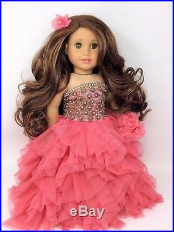 American Girl Doll GiovannaCustom OOAK Auburn Hair Green Eyes Princess