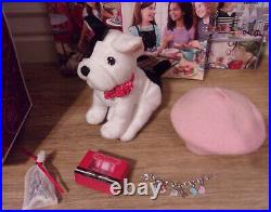 American Girl Doll Grace with box 3 BOOKS DOG BRACELET BERET HAT WELCOME ITEMS