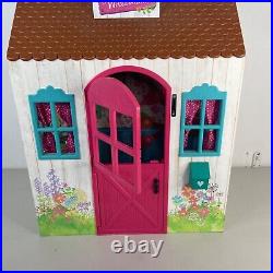 American Girl Doll House Playhouse Wellie Wishers House Garden Retired EUC