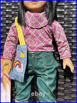 American Girl Doll Ivy Ling Doll in Meet Outfit with Accessories & Book