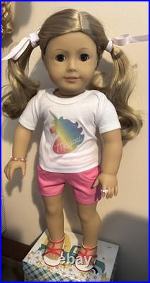 American Girl Doll JLY 24 EUC plus Extra Outfits