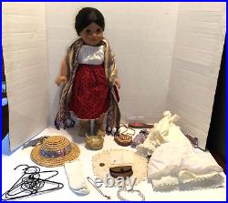 American Girl Doll Josefina Pleasant Company 18'' And Accessories