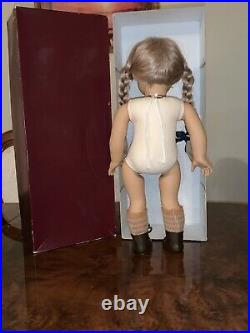 American Girl Doll KIRSTEN +Box White Body Meet Dress W. Germany 1986 EXC Cond