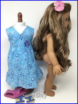 American Girl Doll Kanani GOTY 2011 Hawaiian Meet Outfit Adult Owned