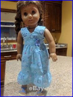 American Girl Doll Kanani GOTY box, meet dress, undies and sandals, retired