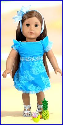 American Girl Doll Kanani Girl Of The Year 2011 Party Dress Underwear Shoes