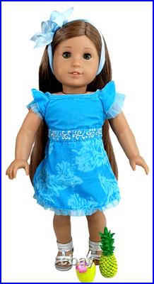 American Girl Doll Kanani Girl Of The Year 2011 Party Dress Underwear Shoes