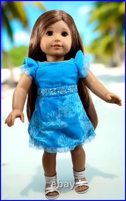 American Girl Doll Kanani Girl Of The Year 2011 Party Dress Underwear Shoes