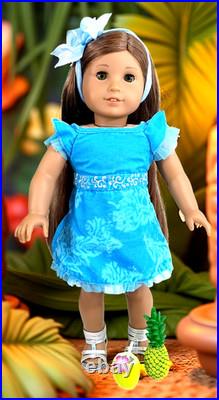 American Girl Doll Kanani Girl Of The Year 2011 Party Dress Underwear Shoes