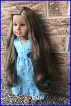 American Girl Doll Kanani, Soft Hair, Clean Body, Tight Legs, Excellent! W Dress