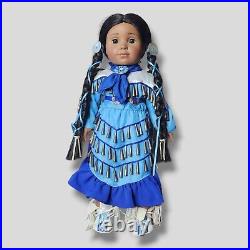 American Girl Doll Kaya 18 & 2 Full Outfits Traditional Deerskin & Jingle