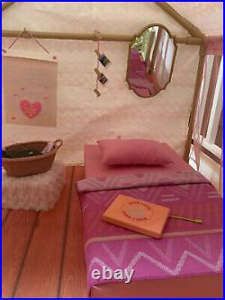 American Girl Doll Keira Comfy Platform Tent lightly used