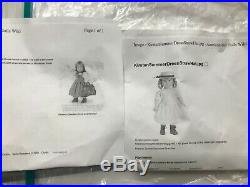 American Girl Doll Kirsten 18 Pleasant Company with 3 Outfits