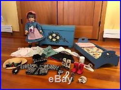 American Girl Doll Kirsten Beige Body withTrunk & Huge Clothes Accessories lot