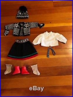 American Girl Doll Kirsten Beige Body withTrunk & Huge Clothes Accessories lot