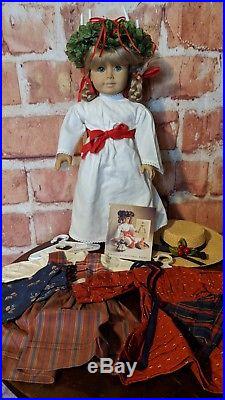 American Girl Doll Kirsten Larson 18 Doll White Body, 3 Outfitsfree Ship