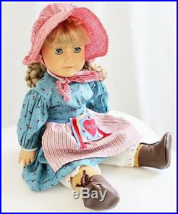 American Girl Doll Kirsten Original Dress Apron Handkerchief & Penny'94 Retired