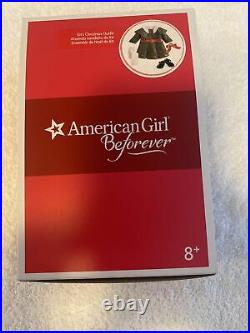 American Girl Doll Kit Beforever Christmas Plaid Dress Htf In Box