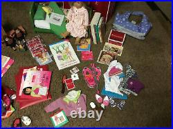 American Girl Doll Kit Kittredge Bed Scooter Outfits & Accessories LOT