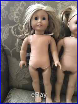 American Girl Doll LOT (FOR PARTS OR REPAIR) TLC