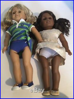 American Girl Doll Lanie & Truly Me Doll Sonali Mold Lot Very Nice