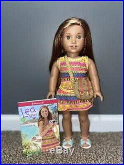 American Girl Doll Lea Clark 2016 Girl Of The Year with Book Excellent Condition