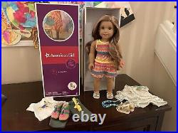 American Girl Doll Leah Clark With Hiking Outfit and Celebration Outfit