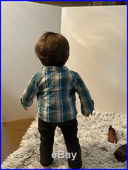 American Girl Doll Logan with Two Outfits and Underwear Some Modifications