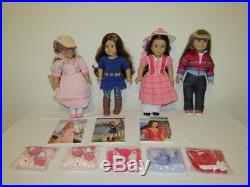American Girl Doll Lot 4 Dolls with Clothes and Extras