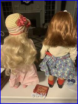 American Girl Doll Lot 7 Dolls EmilySamanthaCarolineSaigeFelicityNellieReb