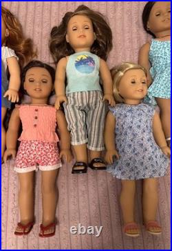 American Girl Doll Lot Dolls and Clothing