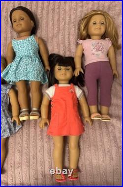 American Girl Doll Lot Dolls and Clothing