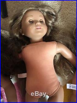 American Girl Doll Lot GOTY Lea Kanani Gabriela Saige USED CONDITION With CLOTHES
