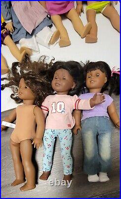 American Girl Doll Lot Of 7 18 inch dolls