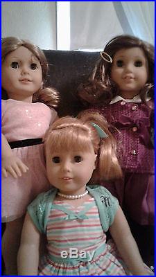 American Girl Doll Lot of 3 Dolls
