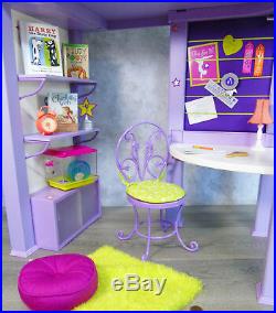 American Girl Doll MCKENNA LOFT BED Desk Chair & All 34 Accessories GOTY Bedroom