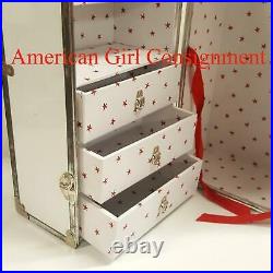 American Girl Doll MOLLY White Steamer TRUNK LOCAL PICK UP ONLY (READ)